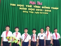Thông báo: Kết quả Hội thi Tin học trẻ tỉnh Đồng Tháp năm 2014.