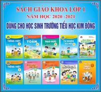 Danh mục sách giáo khoa lớp 1, năm học 2020-2021 dùng cho học sinh trường Tiểu học Kim Đồng