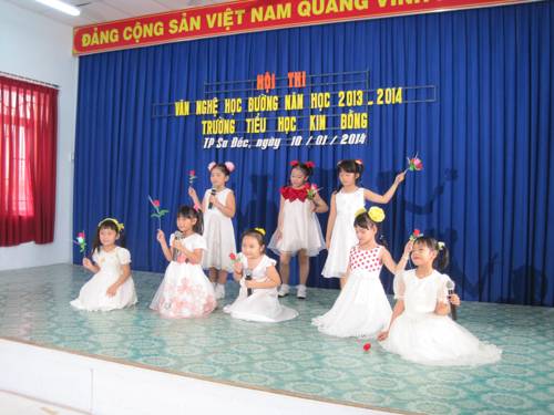 Trường Tiểu học Kim Đồng tổ chức Hội thi Văn nghệ học đường năm học 2013-2014