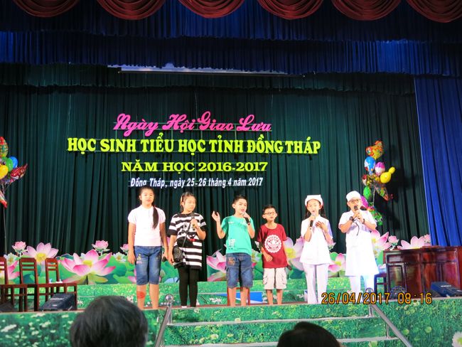 Trường Tiểu học Kim Đồng tham gia Ngày hội Giao lưu học sinh tiểu học tỉnh Đồng Tháp năm học 2016-2017